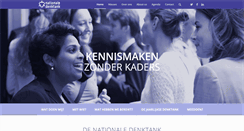 Desktop Screenshot of nationale-denktank.nl