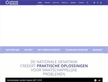 Tablet Screenshot of nationale-denktank.nl
